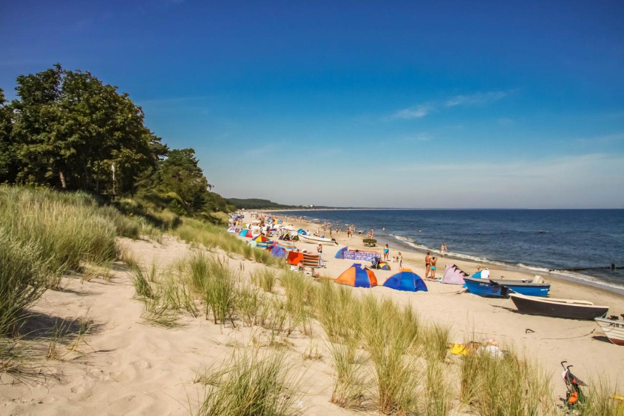 Apartment Ostseerose Ein Strandkorb Ist Im Sommer Inclusive ツェンピン エクステリア 写真